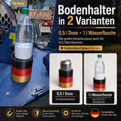 Magnetischer Getränkehalter Deutschland Edition – Schwarz-Rot-Gold