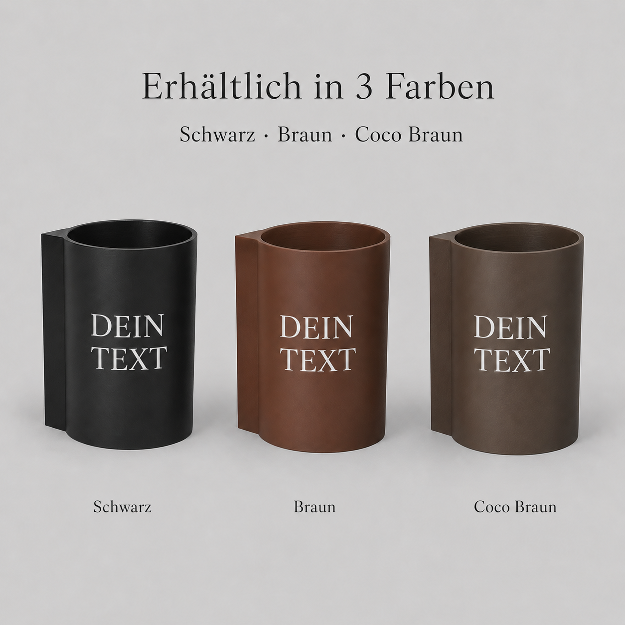 Magnetischer Wand-Dosenhalter mit Wunschtext – für 0,5 l Dosen, Slim-Dosen & 0,33 l Bierflaschen