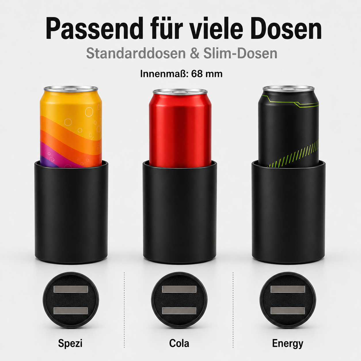 Magnetischer Dosenhalter – für Standarddosen & Slim-Dosen