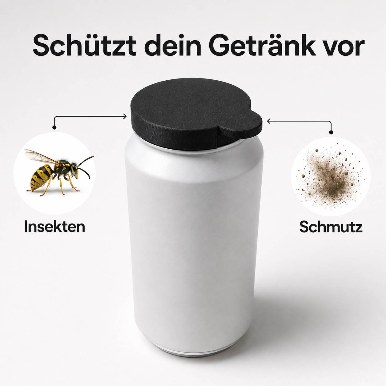 Dosenverschluss für Standarddosen – schützt vor Insekten & Schmutz