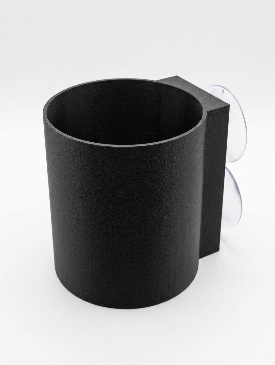 Flaschenhalter 1L – PETG Saugnapf-Edition